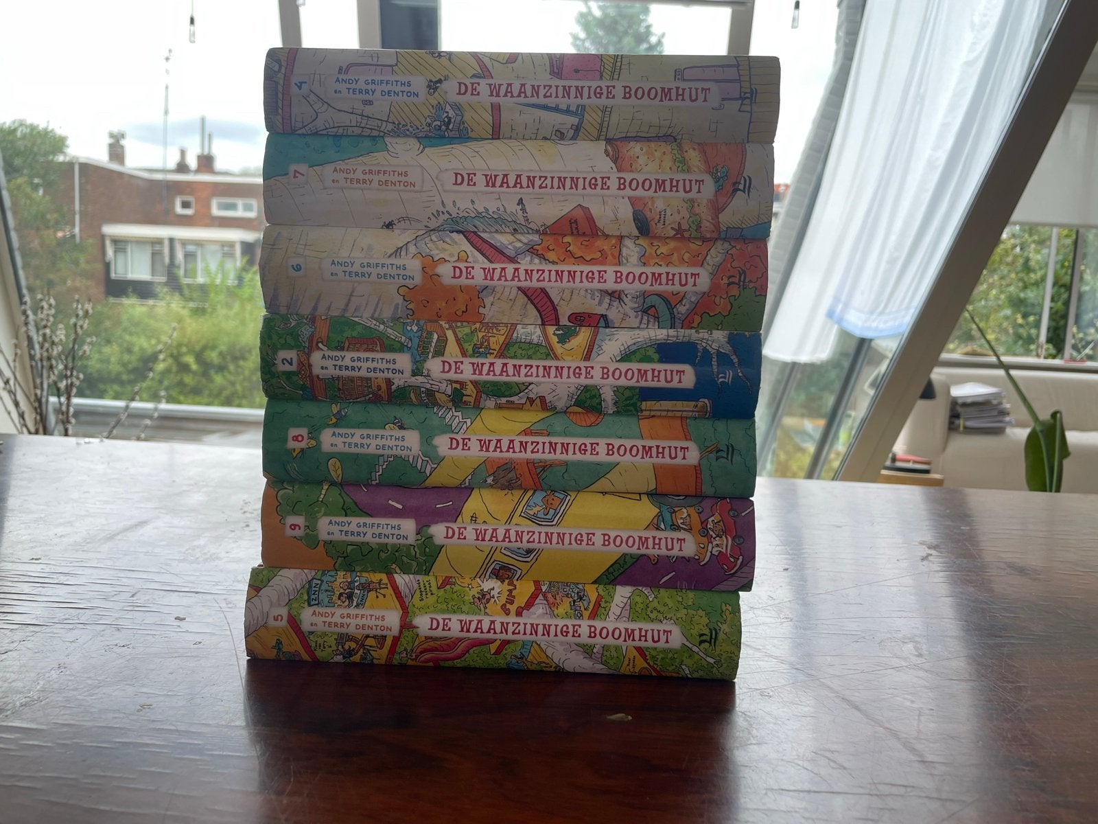 De Waanzinnige Boomhut - Deel 4, 7, 6, 2, 8, 5, 9, Ophalen of Verzenden, Gelezen, Fictie algemeen