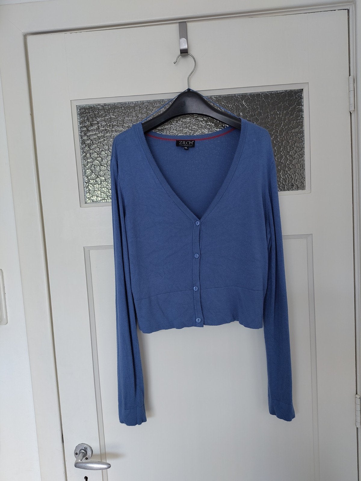 Zilch kort blauw vestje, maat XXL, bamboe/spandex, Kleding | Dames, Ophalen of Verzenden, Zo goed als nieuw, Maat 46/48 (XL) of groter