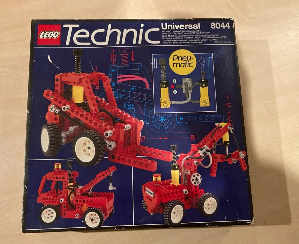 Lego Technic 8044 Universal Pneumatic Set, Compleet, Gebruikt, Lego, Ophalen of Verzenden