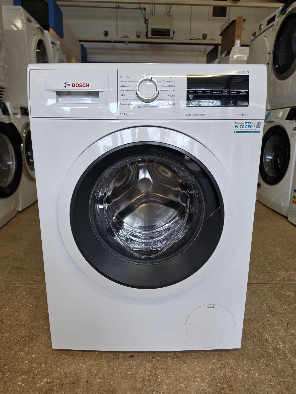 Bosch Serie 6 wasmachine | 8 kilo | A+++ | Gratis thuis 🚚✅️, Witgoed en Apparatuur, Bosch, Jirnsum, 1200 tot 1600 toeren, 8 tot 10 kg
