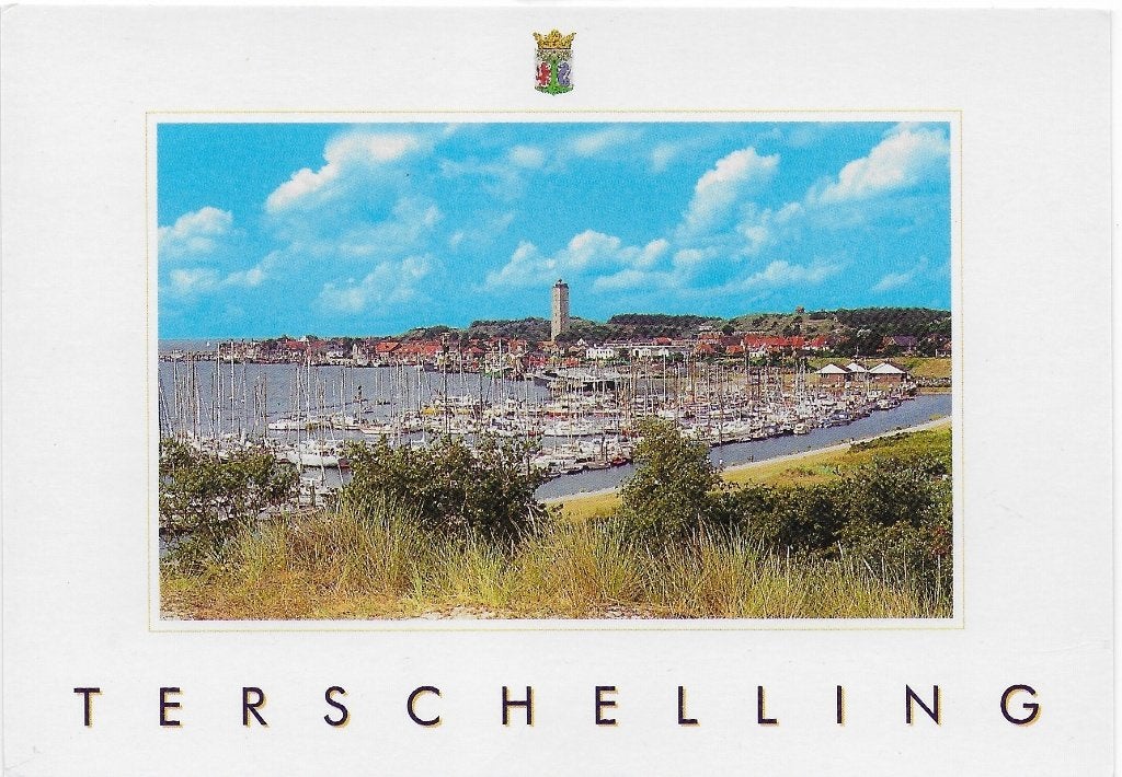 Terschelling Gelopen Ansichtkaart ( B4644 ), Ophalen of Verzenden, 1980 tot heden, Gelopen, Waddeneilanden