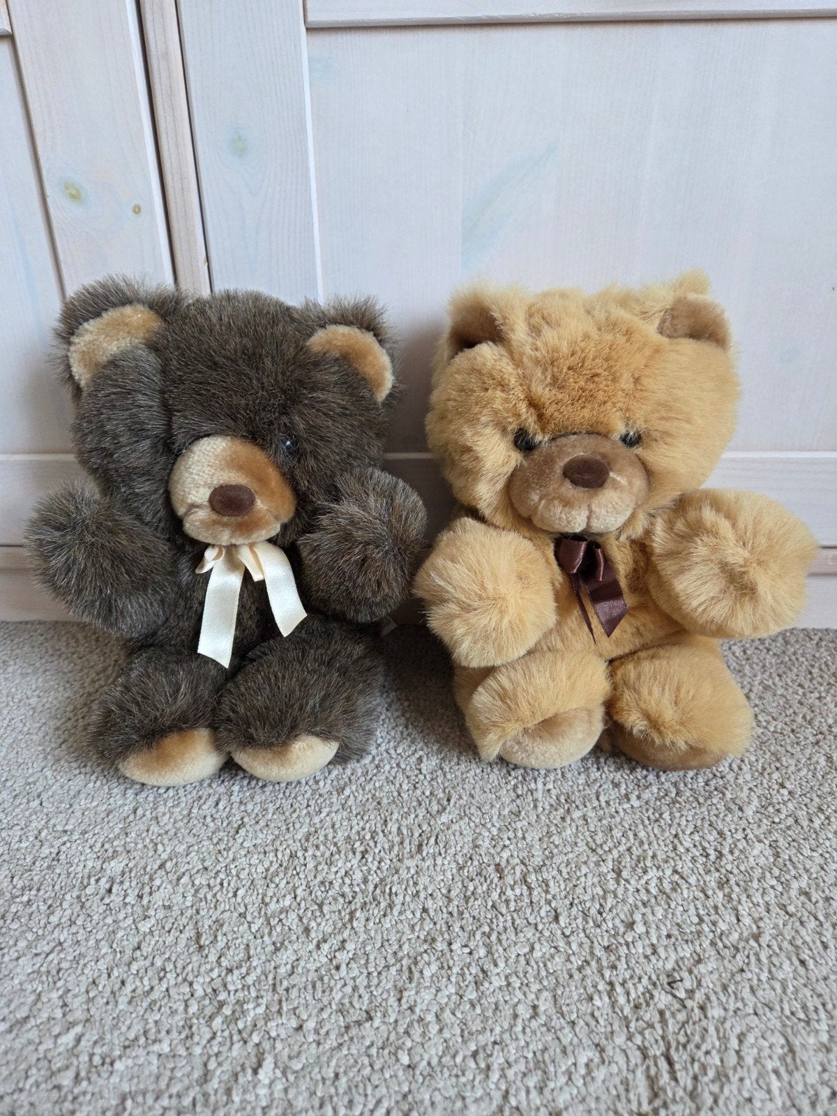 2 Aurora knuffelberen - Zo goed als nieuw, Overige merken, Beer, Ophalen of Verzenden, Meerkleurig