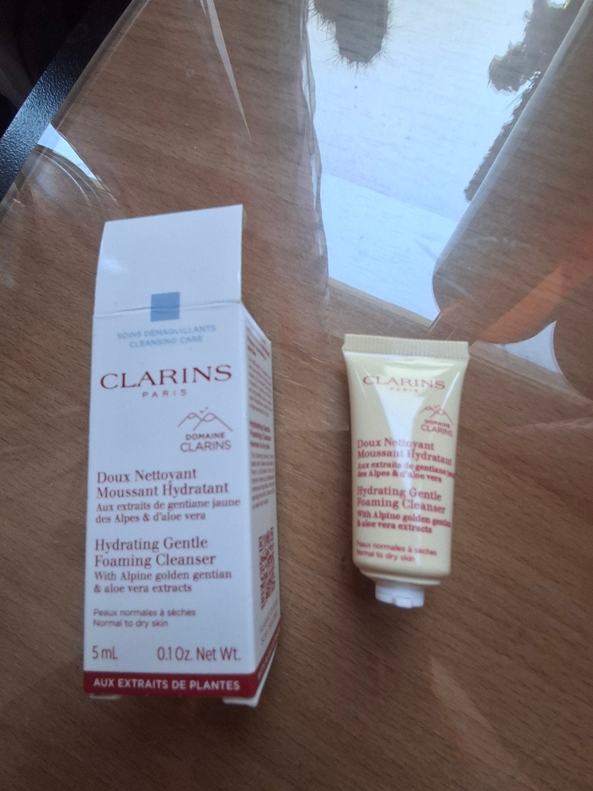 Clarins Hydrating Gentle Foaming Cleanser 5ml - Nieuw, Verzenden, Nieuw, Gehele gezicht, Reiniging