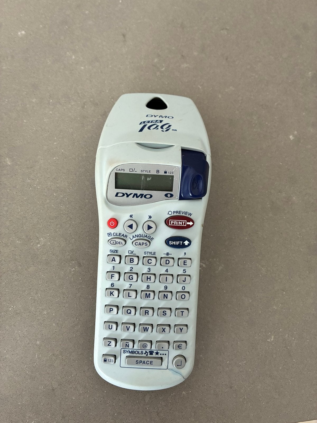 Dymo LetraTag XR labelprinter, Computers en Software, Labelprinters, Ophalen of Verzenden, Gebruikt, Qwerty, Tape-label