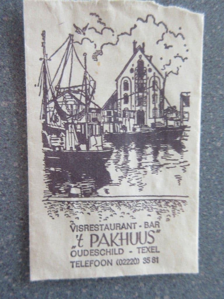 Oude Schild, visrest.-bar 't Pakhuus, Verzenden, Nederland