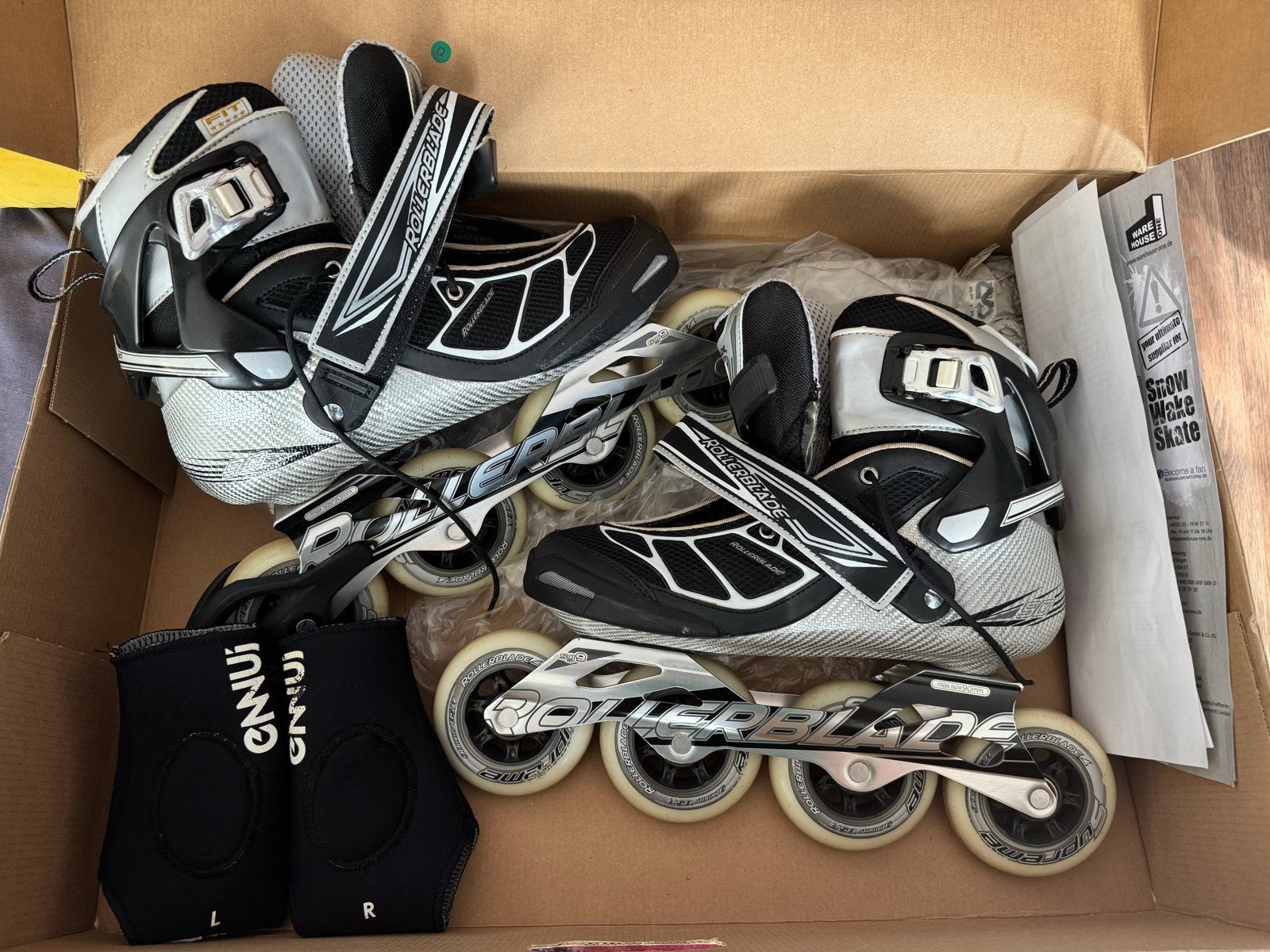 Rollerblade Tempest 90 inline skates, maat 41, z.g.a.n., Ophalen of Verzenden, Zo goed als nieuw