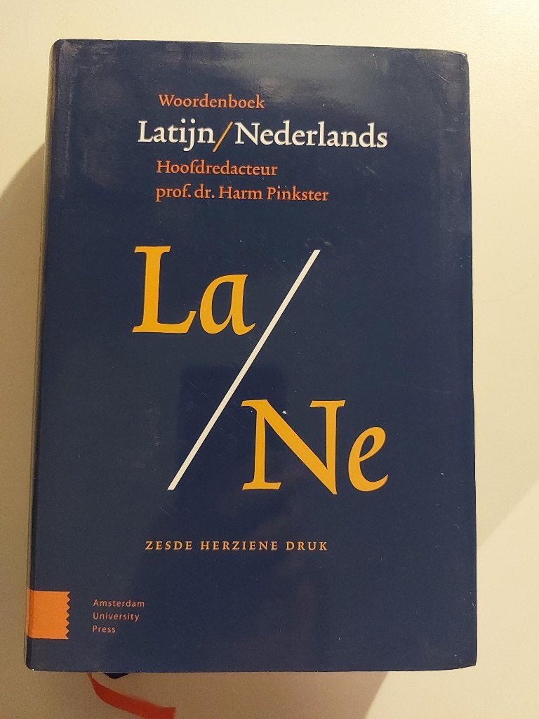 Woordenboek Latijn Nederlands Harm Pinkster zesde druk, Verzenden, Zo goed als nieuw, VWO, Latijn