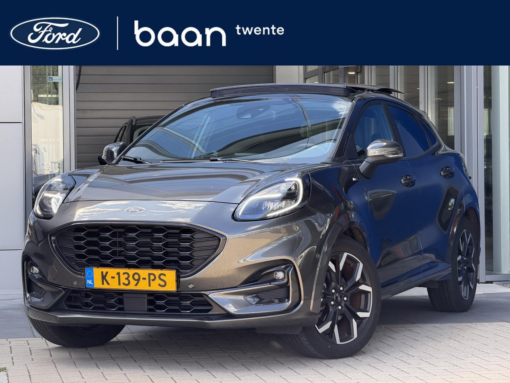 Ford Puma 1.0 EcoBoost Hybrid ST-Line X First Edition | Pano, Auto's, Ford, Voorwielaandrijving, 12 maanden, Leder en Stof, 23 km/l