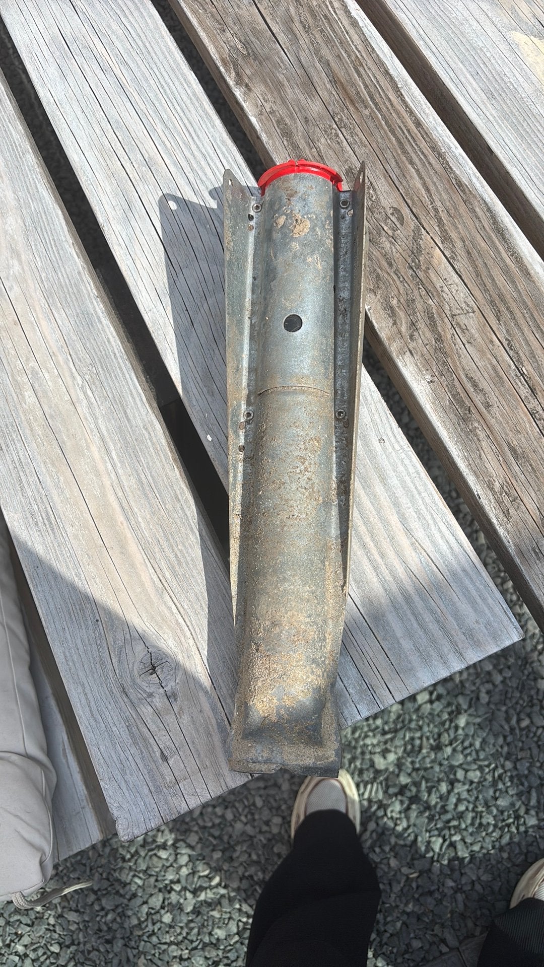 Grondanker voor droogmolen, Ophalen, Droogmolen