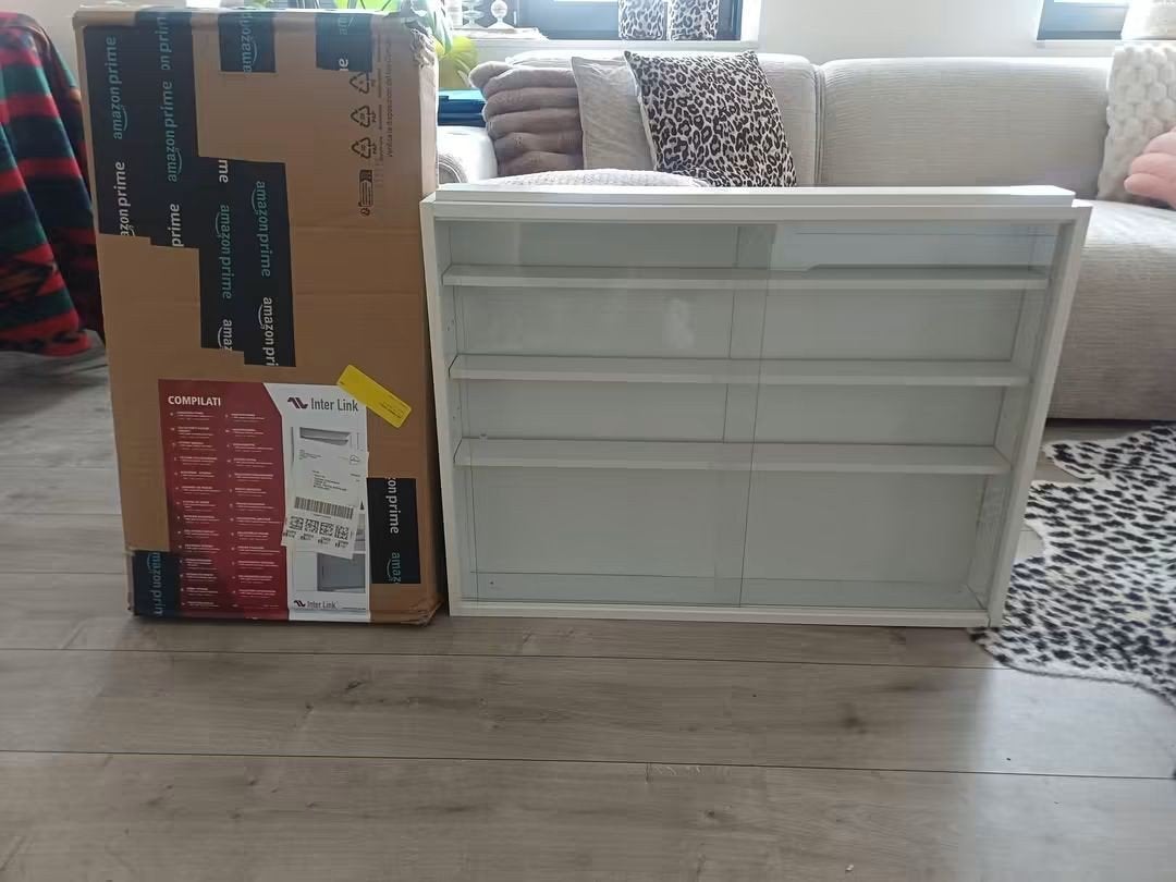 Nieuwe Hangende Vitrinekast - 60x10x80 cm, Ophalen, Nieuw