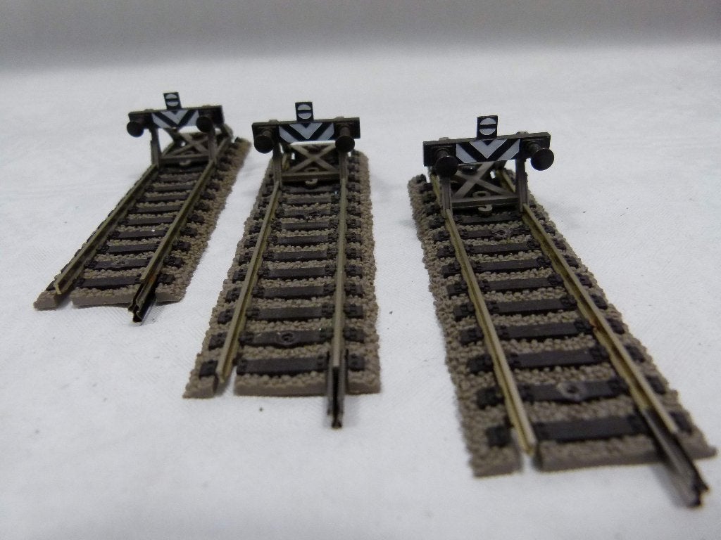 Fleischmann Wissels Rails recht Stootblokken, Gebruikt, Gelijkstroom, Fleischmann, Rails