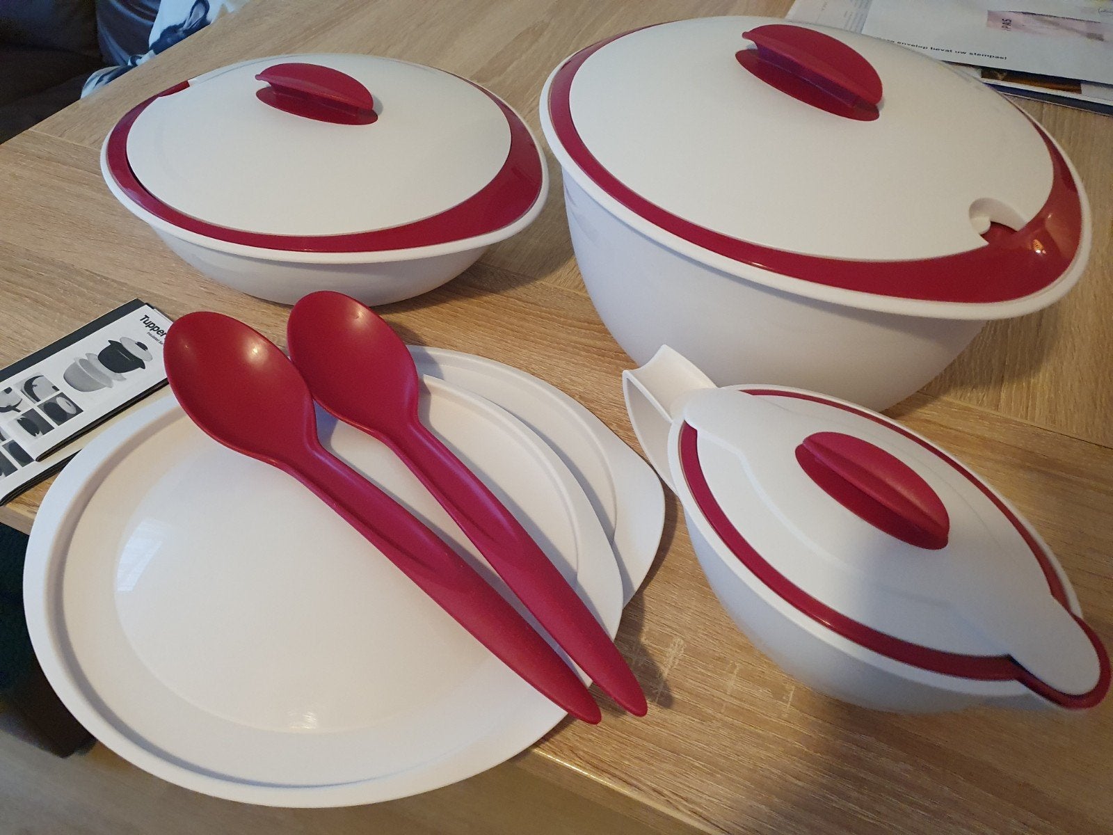 Tupperware iso duo serveerschalen set, Ophalen of Verzenden, Nieuw, Bak of Kom