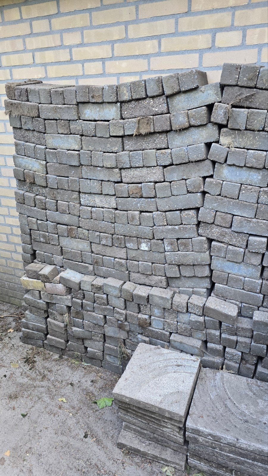 Waaltjes 20x6x6 cm - ca. 10 m2 (800 stuks), Ophalen, Gebruikt, Beton, Klinkers