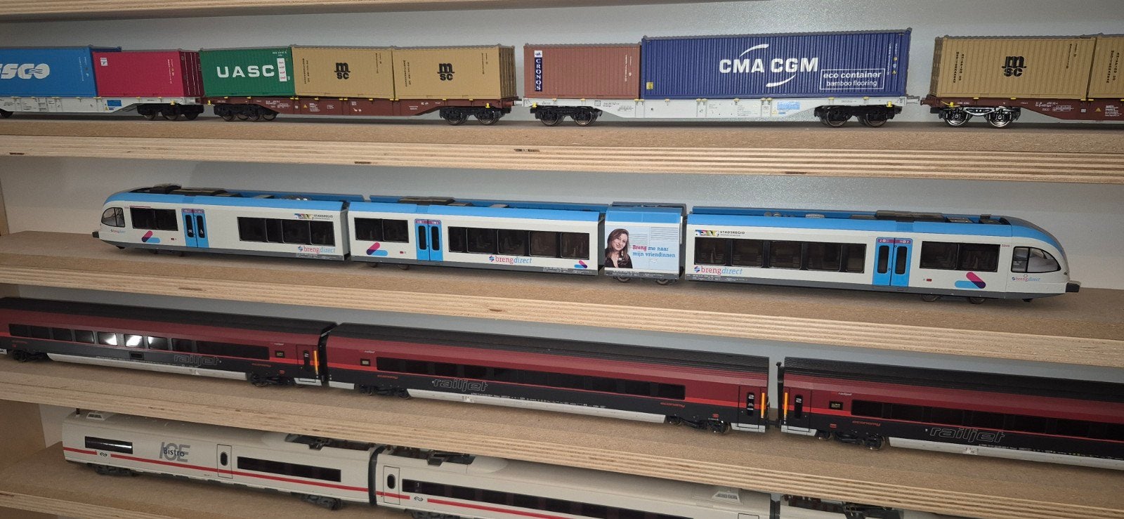Stadler GTW Brengdirect treinstel - Modelspoor HO, Overige merken, Treinset, Gelijkstroom, Ophalen of Verzenden