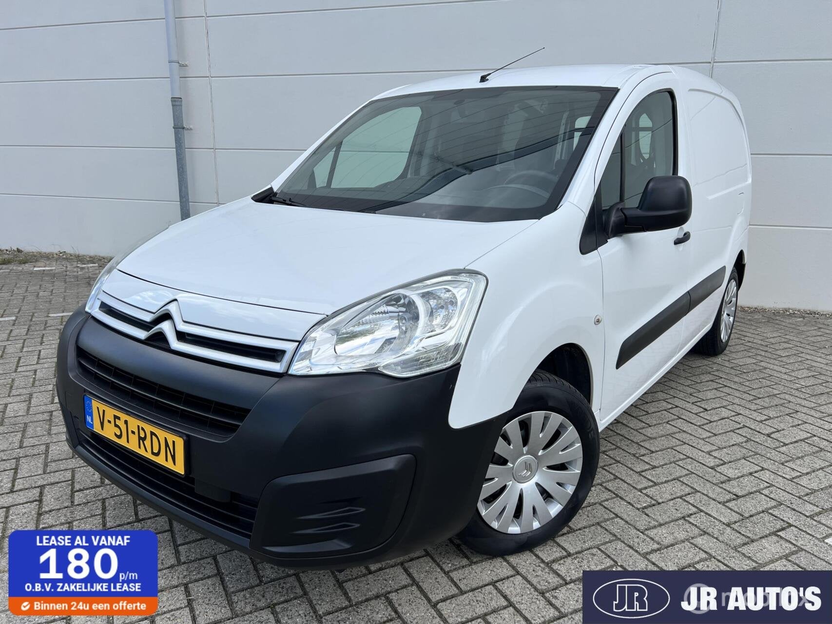 Citroen Berlingo 1,6 VTI Club AIRCO +C controle, Voorwielaandrijving, Stof, Gebruikt, Wit