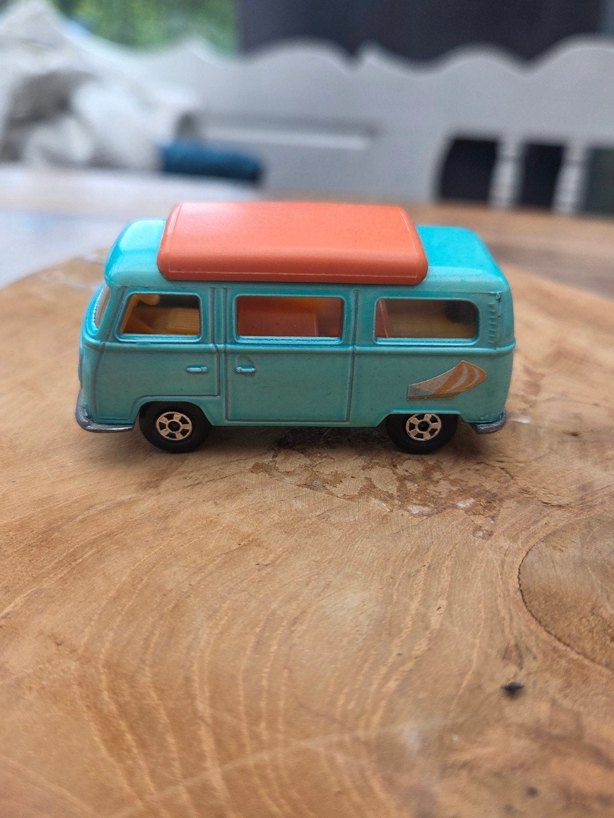 Matchbox series no23, volkswagen camper, 1970, lesney, Ophalen of Verzenden, Gebruikt, Auto