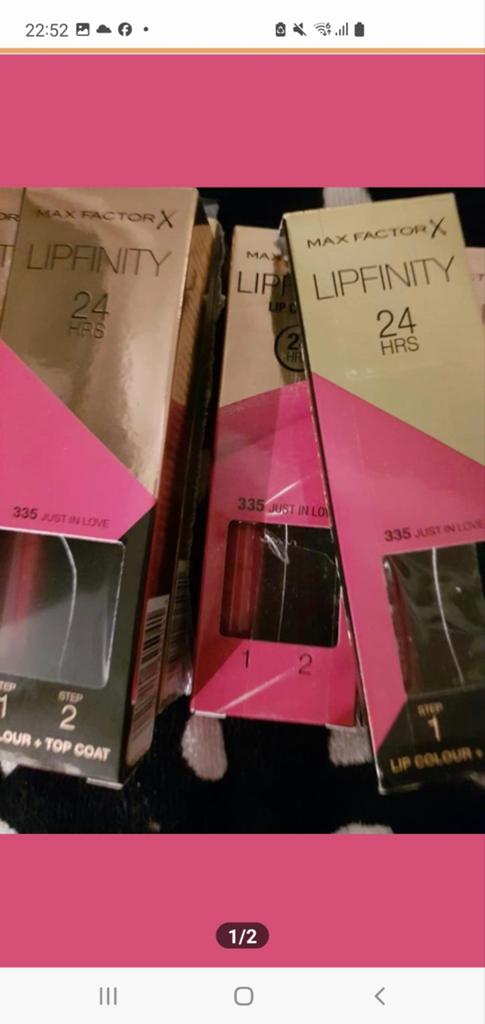 10 stuks Maxfactor lipfinity zonder topcoat nr 335, Verzenden, Nieuw, Overige kleuren, Handen en Nagels