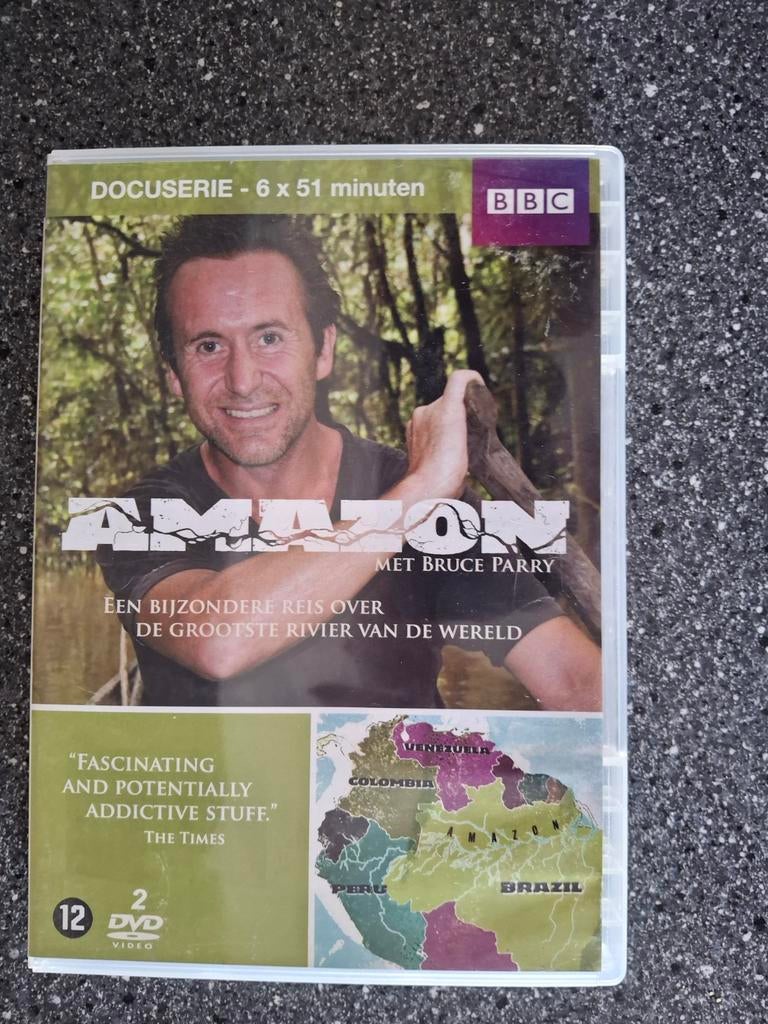 Amazon: Een Bijzondere Reis over de Grootste Rivier (DVD), Gebruikt, Boxset, Natuur, Ophalen of Verzenden