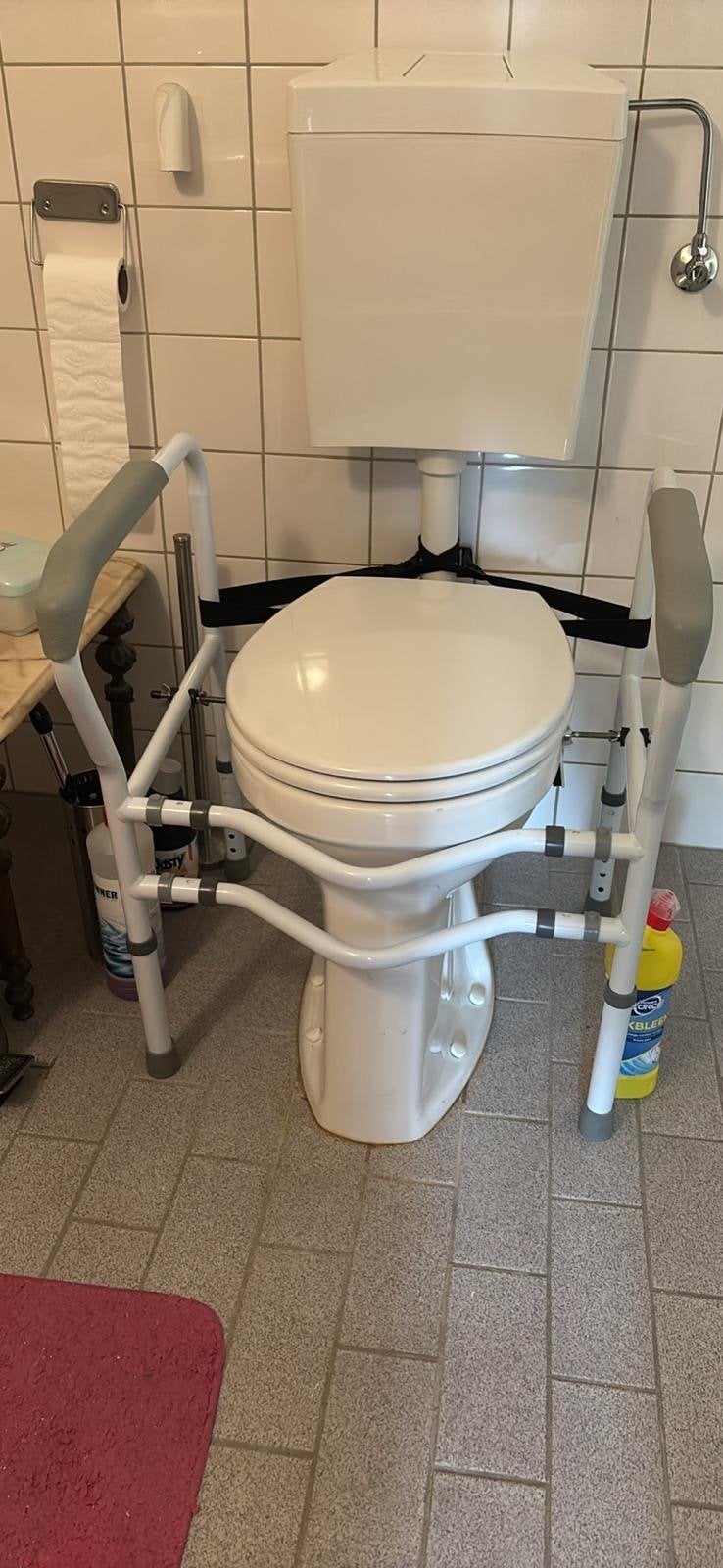 Toiletombouw zonder schroeven sta op hulp, Ophalen of Verzenden, Zo goed als nieuw
