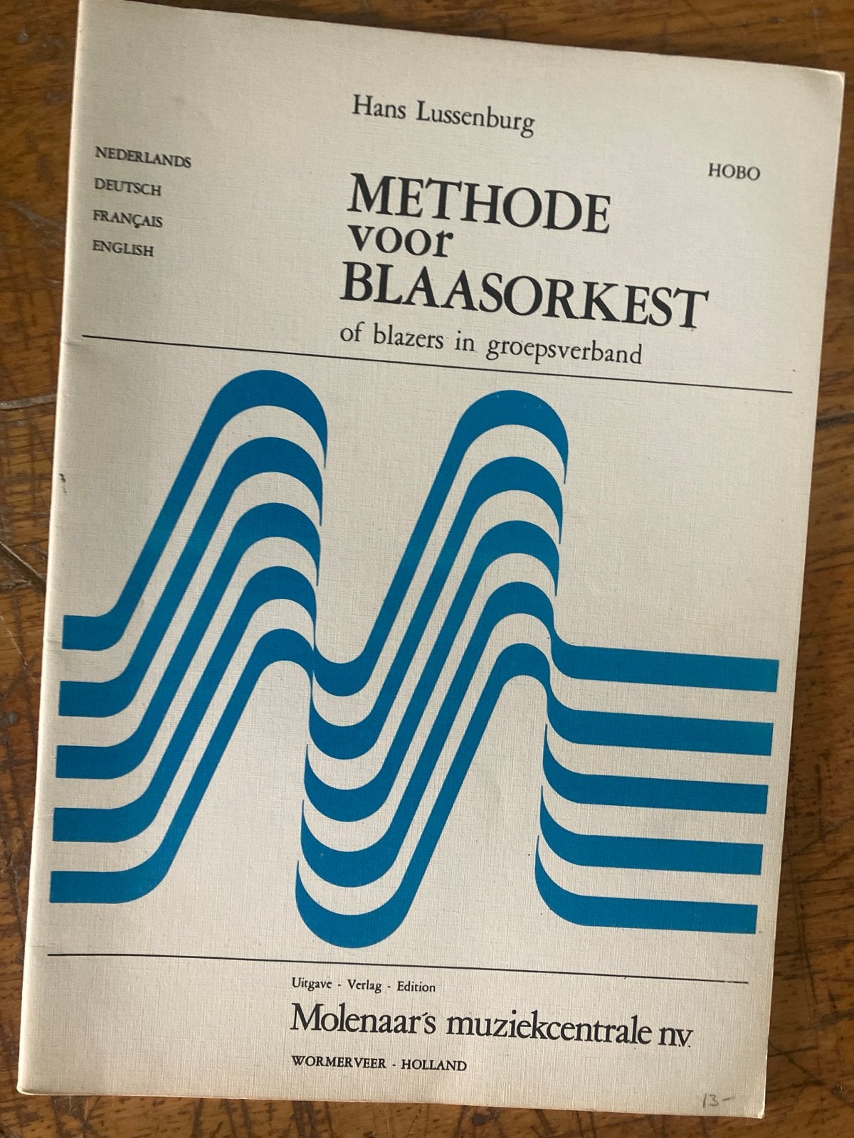 Methode voor Blaasorkest - Hans Lussenburg (Hobo), Muziek en Instrumenten, Gebruikt, Klassiek, Les of Cursus, Hobo