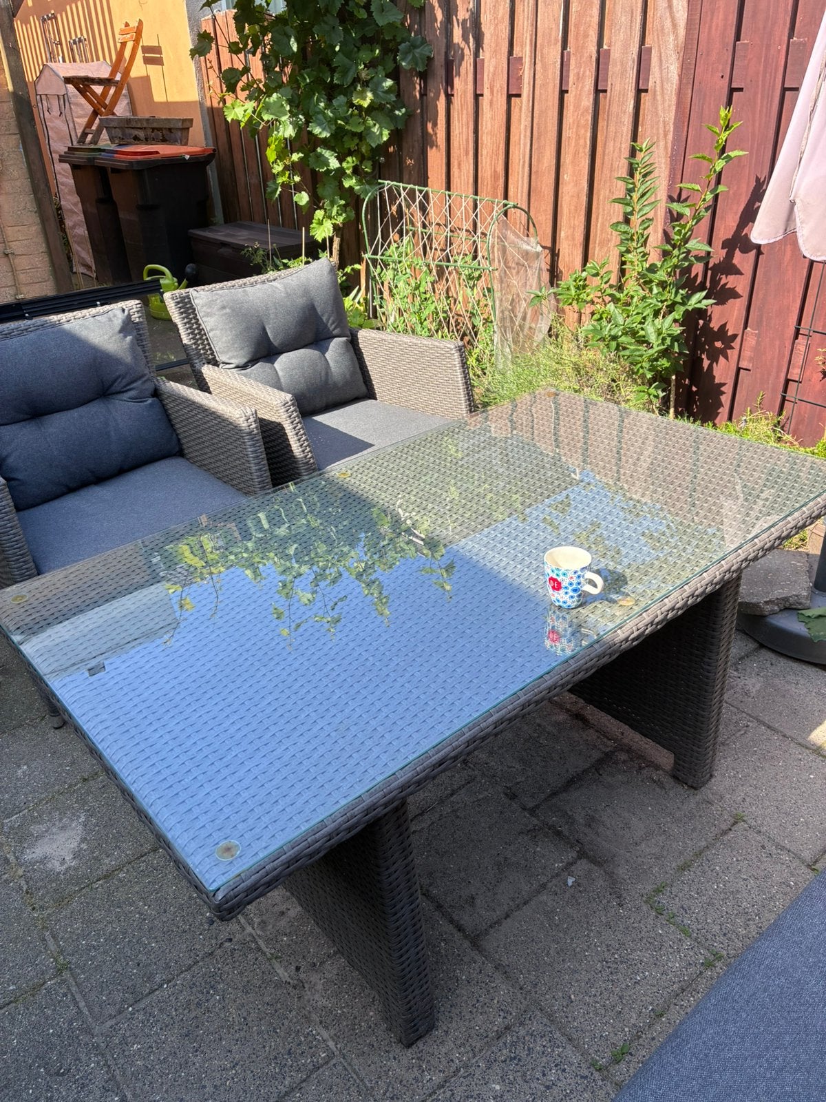 Tuin tafel, Ophalen, Gebruikt, Kunststof