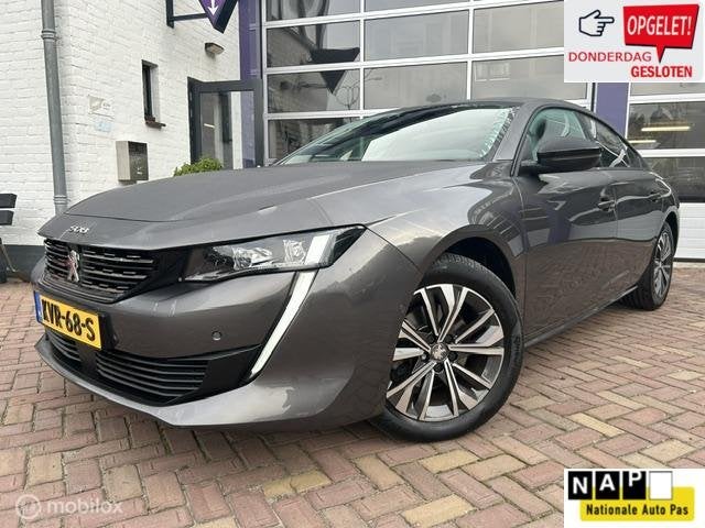 Peugeot 508 1.2 Allure Pack Busin * AUTOMAAT * NAVI * LEDER, Dealer onderhouden, Gebruikt, 1199 cc, Leder