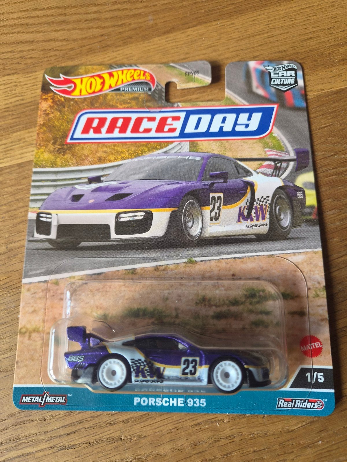 Hot Wheels Premium Race Day Porsche 935 (1/5), Ophalen of Verzenden, Nieuw, Auto