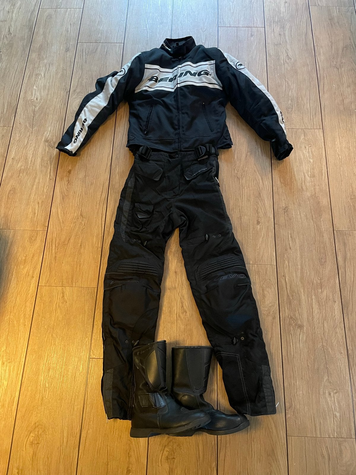 Bering motorpak (jas, broek, laarzen) dames 36/38, Ophalen, Tweedehands, Dames, Jas | textiel