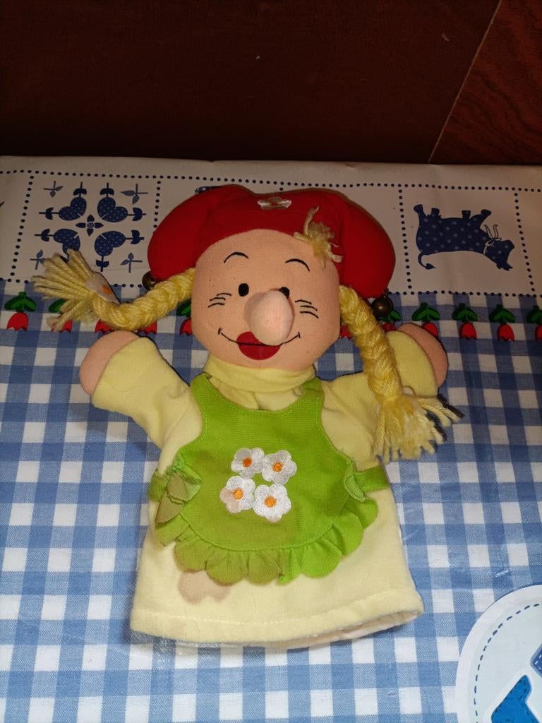 Kabouter Kwebbel handpop 25 cm groot, Kinderen en Baby's, Speelgoed | Knuffels en Pluche, Ophalen of Verzenden, Zo goed als nieuw