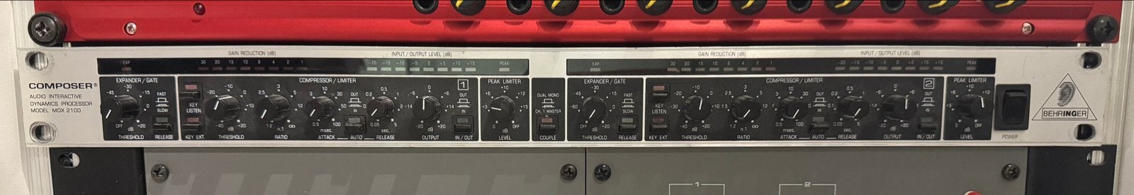 Behringer Composer MDX2100 Compressor/Limiter/Gate, Muziek en Instrumenten, Ophalen of Verzenden, Gebruikt, Compressor