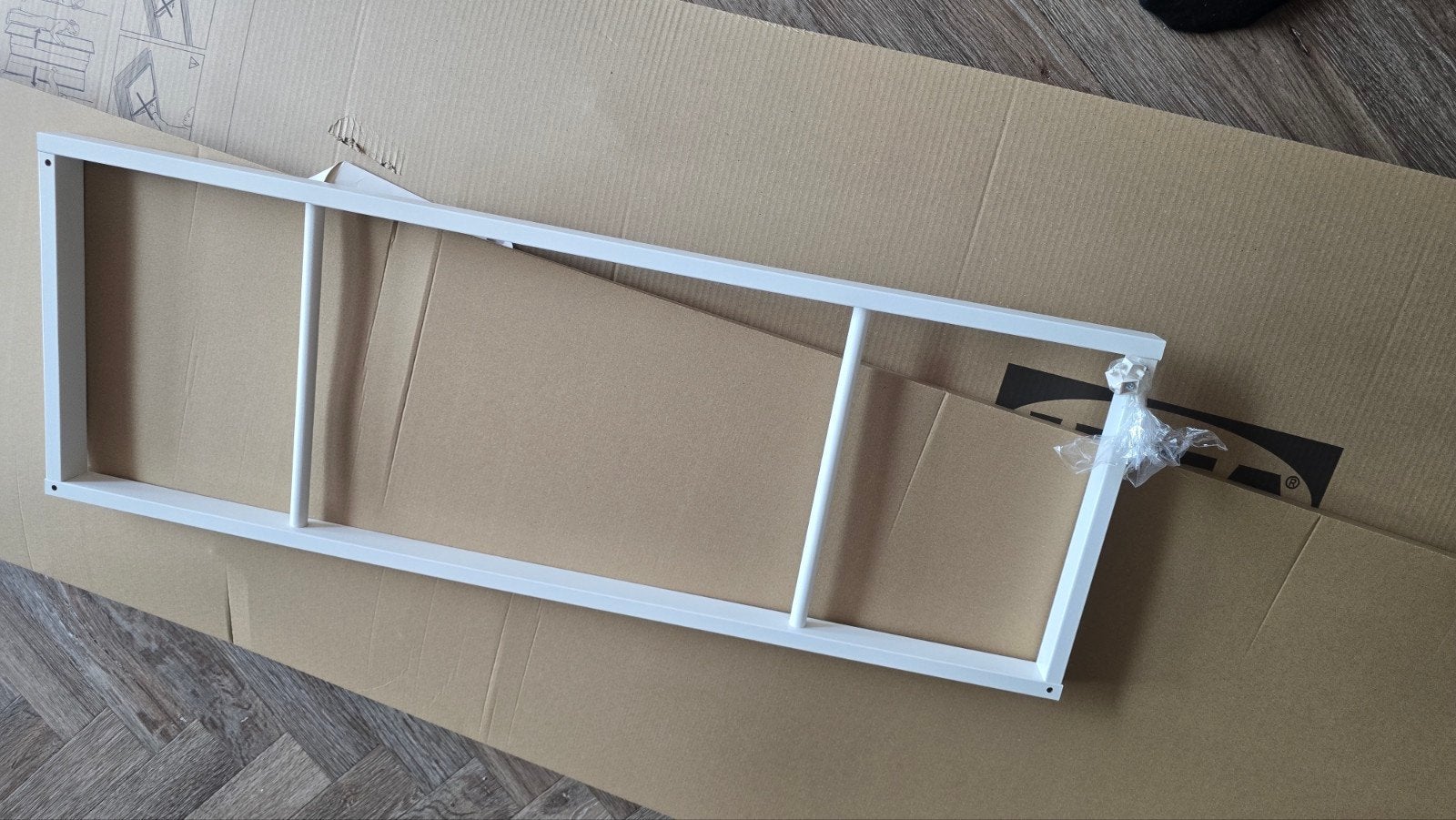 IKEA KOMPLEMENT kledingroede 100x35 wit voor ikea Pax kast, Zo goed als nieuw, Minder dan 100 cm, Metaal, 25 tot 50 cm