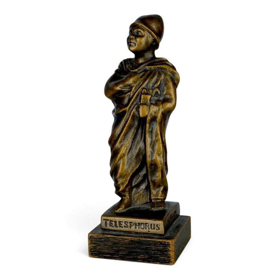 Han Rehm (1908-1970) - bronzen sculptuur 'Telesphorus', 1935, Ophalen of Verzenden, Brons