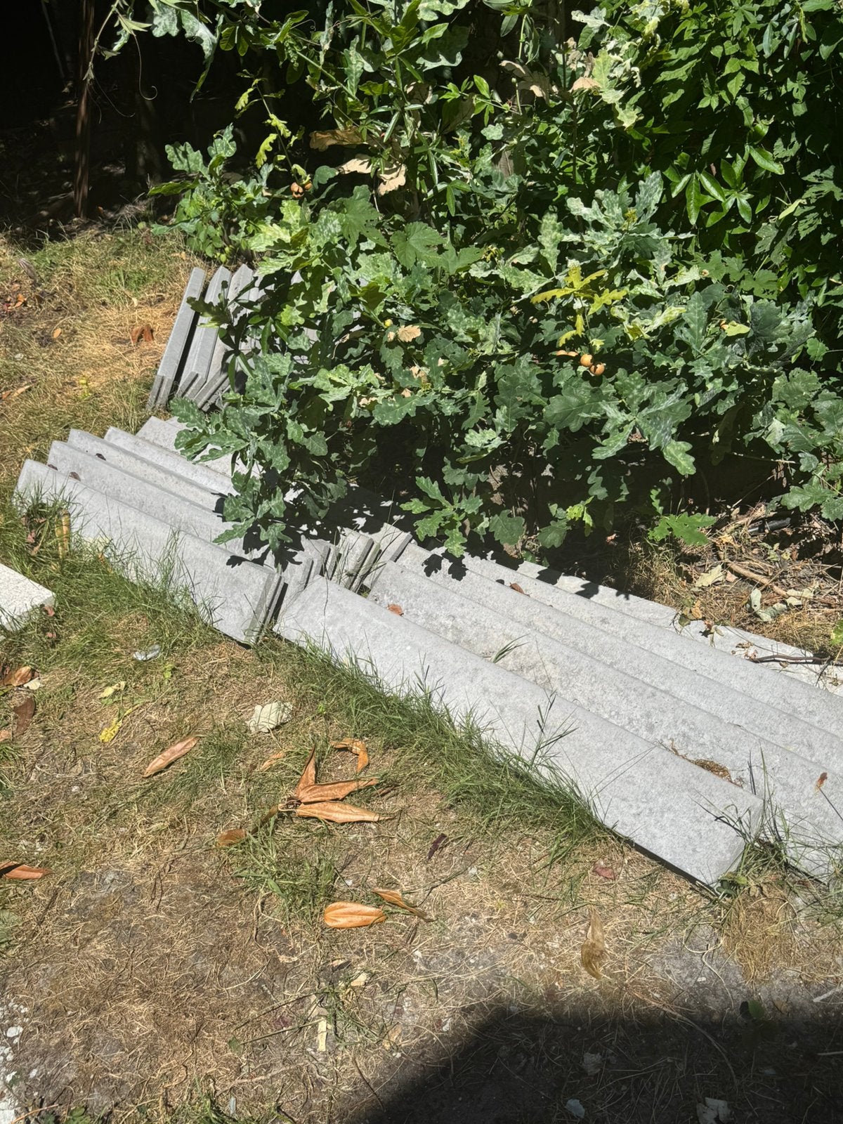 Opsluitbanden 15x5x100, Tuin en Terras, Schuttingen, Ophalen, Overige materialen, Minder dan 3 meter, Zo goed als nieuw
