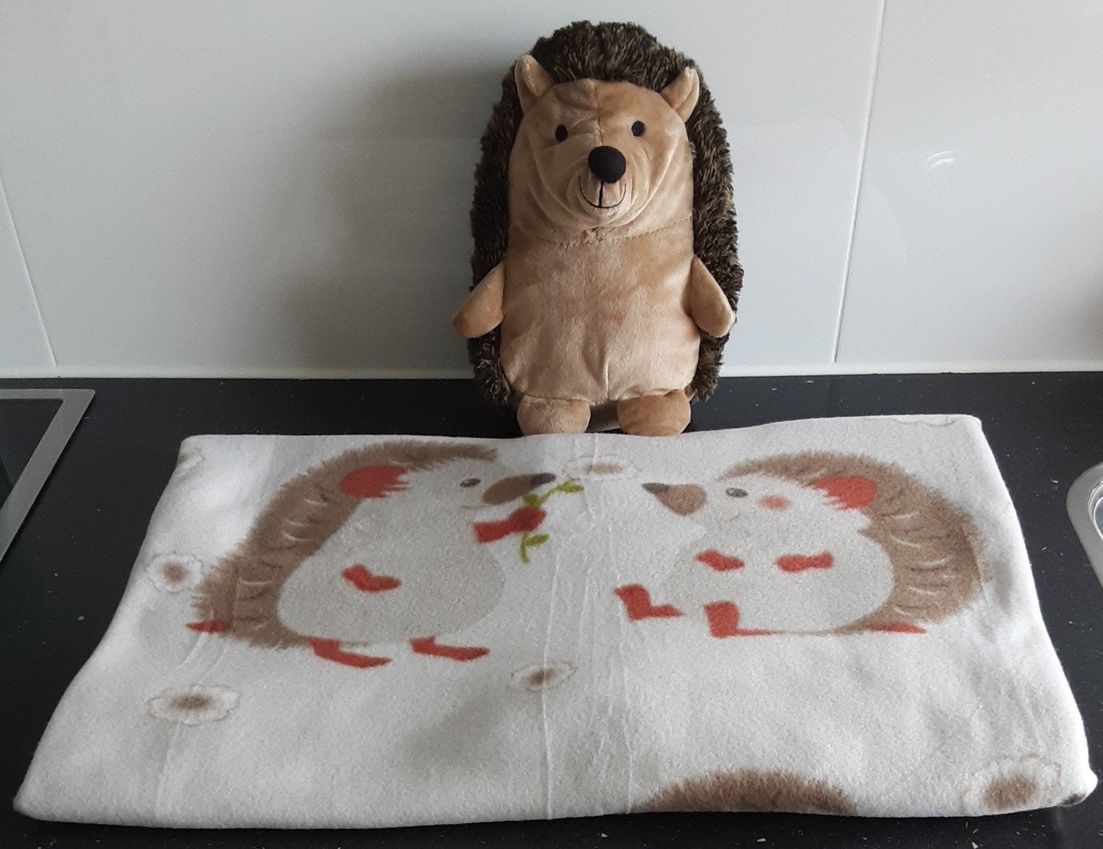 KNUFFELDOEK met pluche EGEL, Ophalen of Verzenden, Nieuw, Overige typen