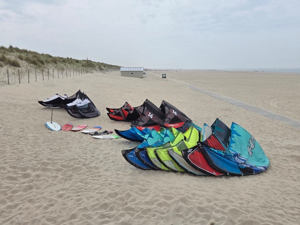 Kitesurf Zomer Sale: Kites, Watersport en Boten, Kitesurfen, Ophalen, Gebruikt, 9 m², Geen board