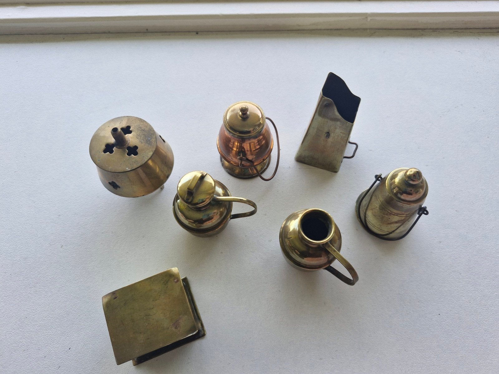 Vintage koperen en messing miniaturen, Ophalen of Verzenden, Gebruikt, Decoratie