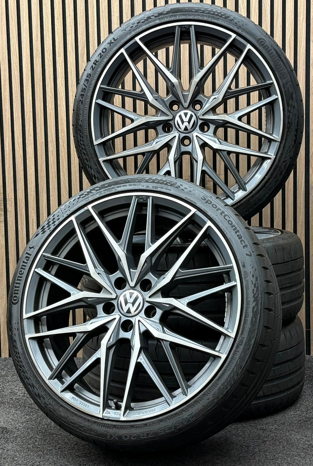 20 inch OZ MSW50 VW Arteon Formentor 5x112 ET35 Continental, Ophalen, 245 mm, ., Banden en Velgen