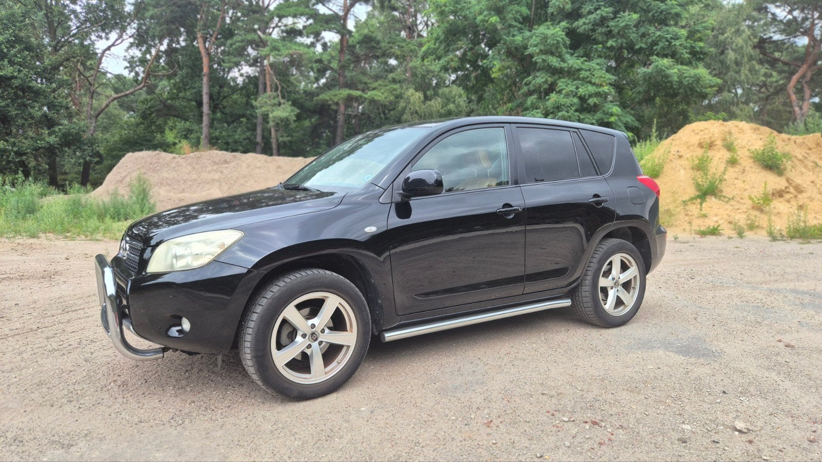 Toyota Rav4 2.0 16V Vvt-i AUT 2008 Zwart AUTOMAAT, Auto's, Automaat, 1998 cc, Automatische klimaatregeling, 4 cilinders