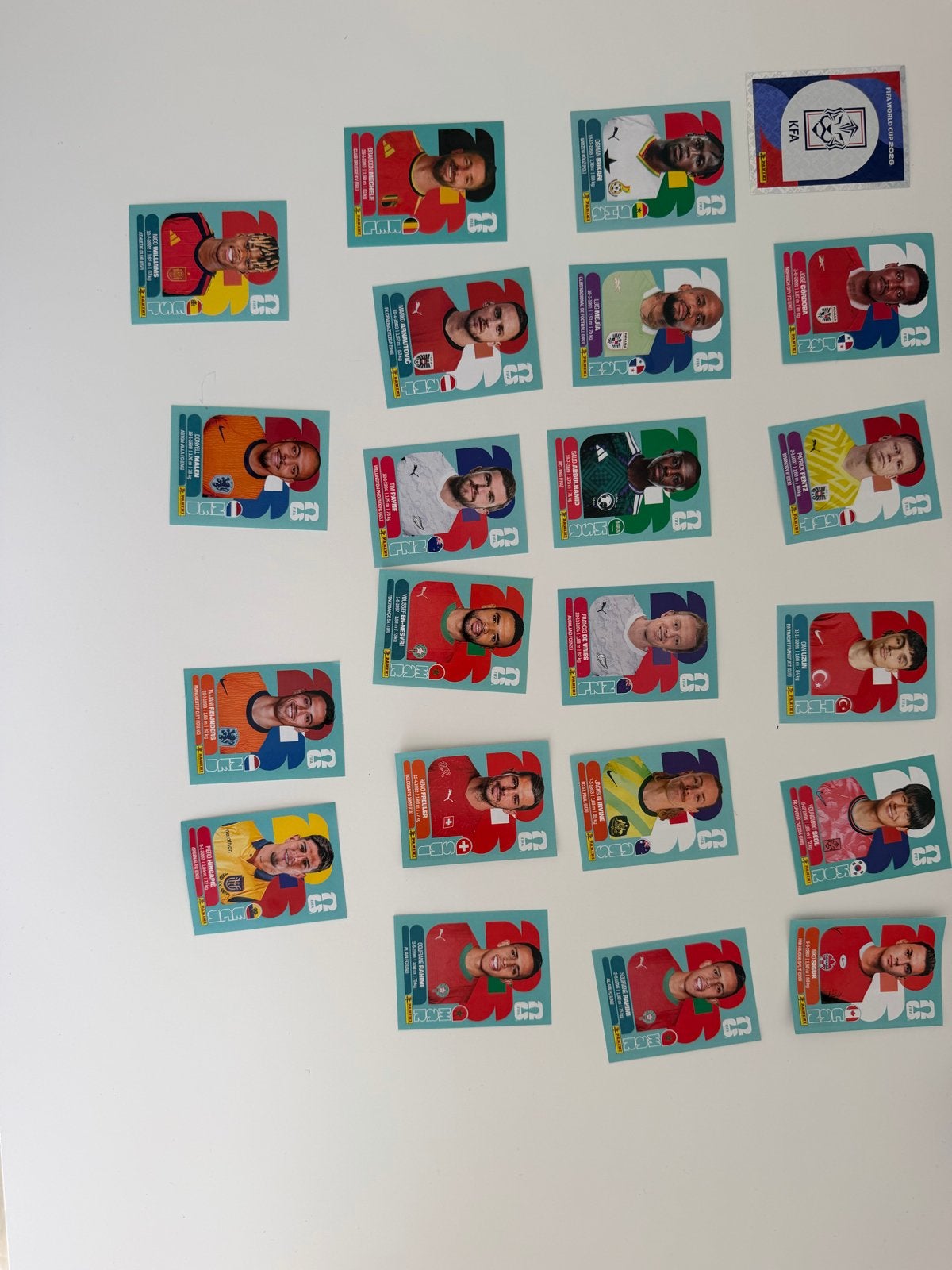 Panini FIFA World Cup 2026 Stickers - Diverse Spelers, Ophalen of Verzenden, Nieuw, Overige sporten, Poster, Plaatje of Sticker