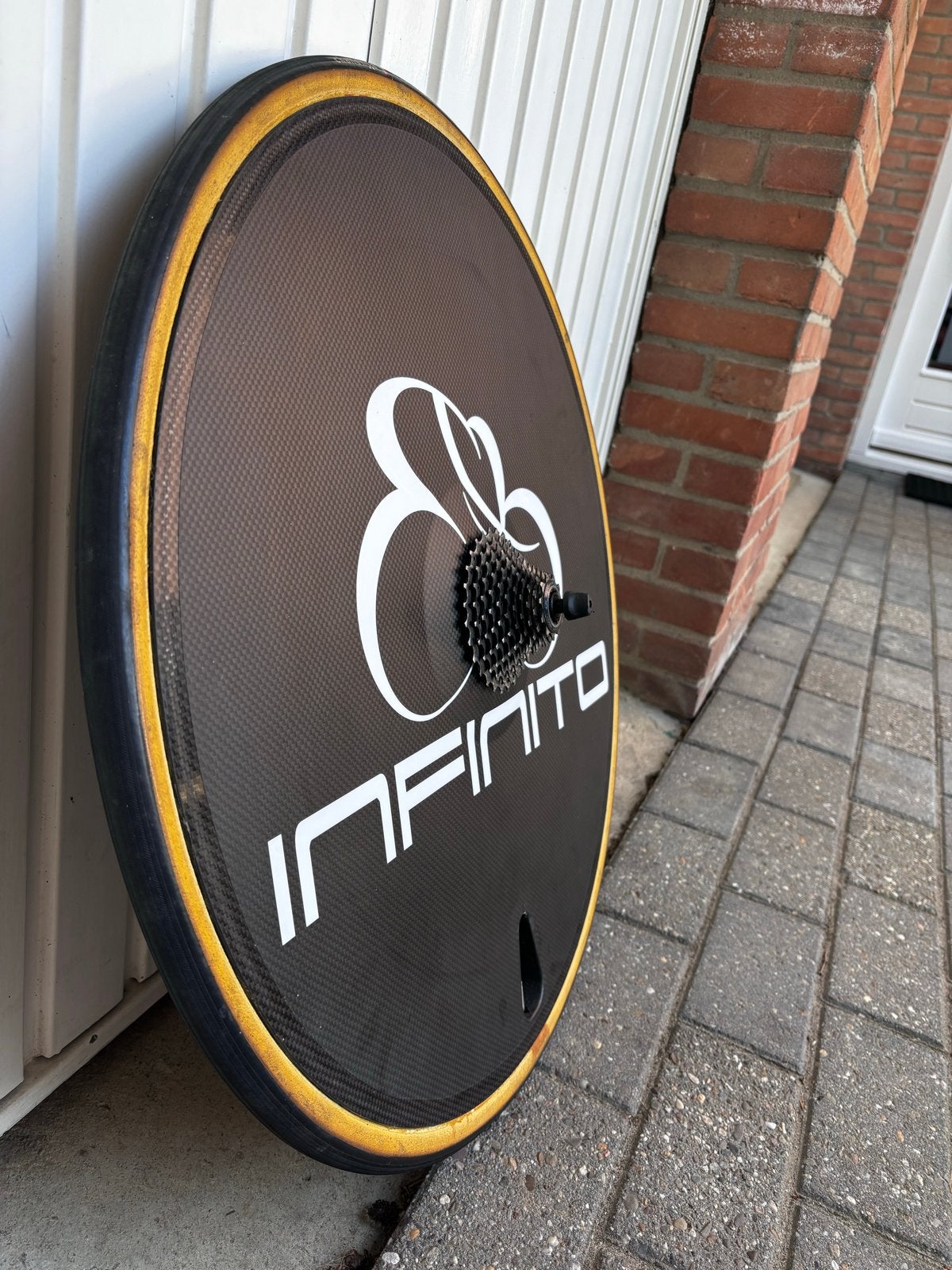 Infinito Dicht Achterwiel (Velgrem) met Ultegra cassette, Fietsen en Brommers, Fietsonderdelen, Nieuw, Racefiets, Carbon, Ophalen