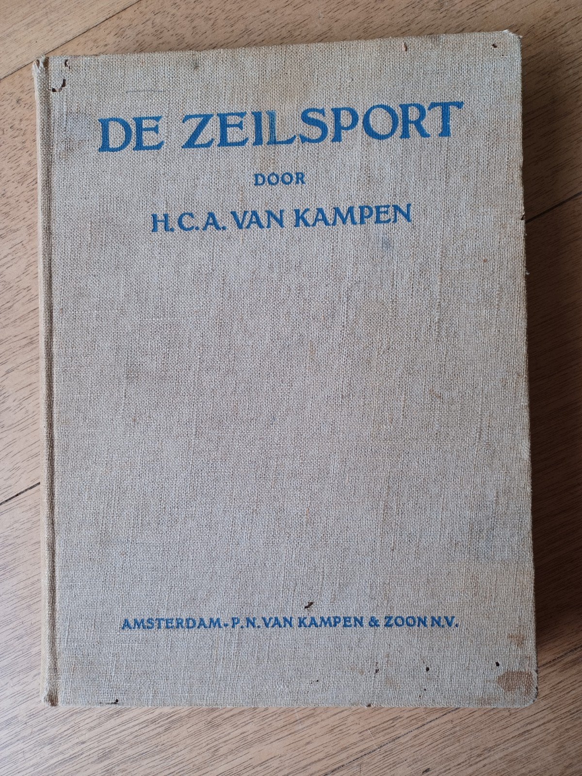 De Zeilsport - H.C.A. van Kampen (Tweede Druk), Ophalen of Verzenden, H.C.A. van Kampen