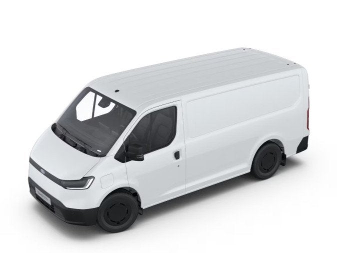 Ford Transit City L1H1 56 kWh, 12 maanden, Stof, 254 km, Wit
