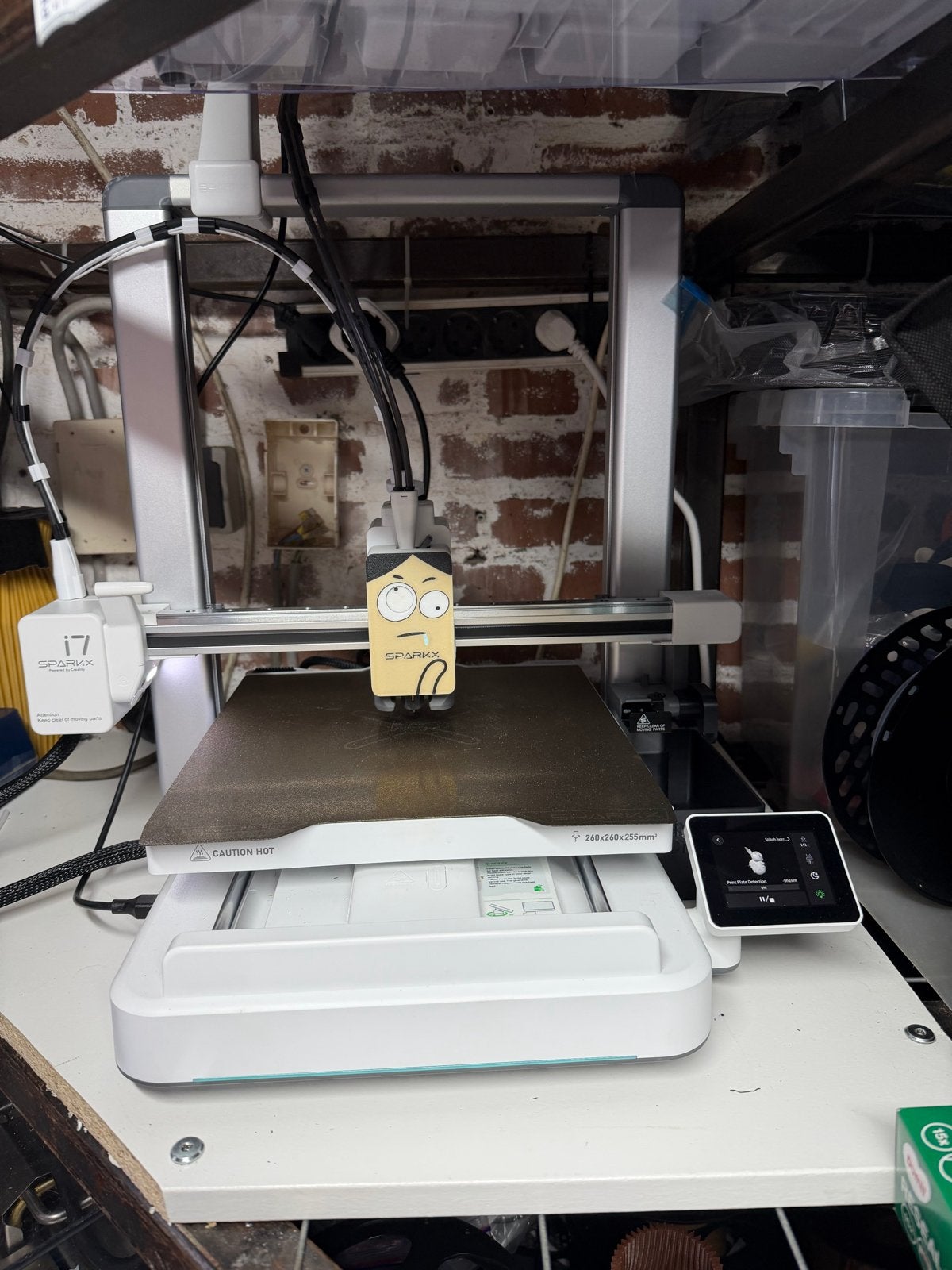 Creality Sparkx i7 3D-printer met Easy Care Kit en extra's, Computers en Software, Ophalen of Verzenden, Zo goed als nieuw, Filament