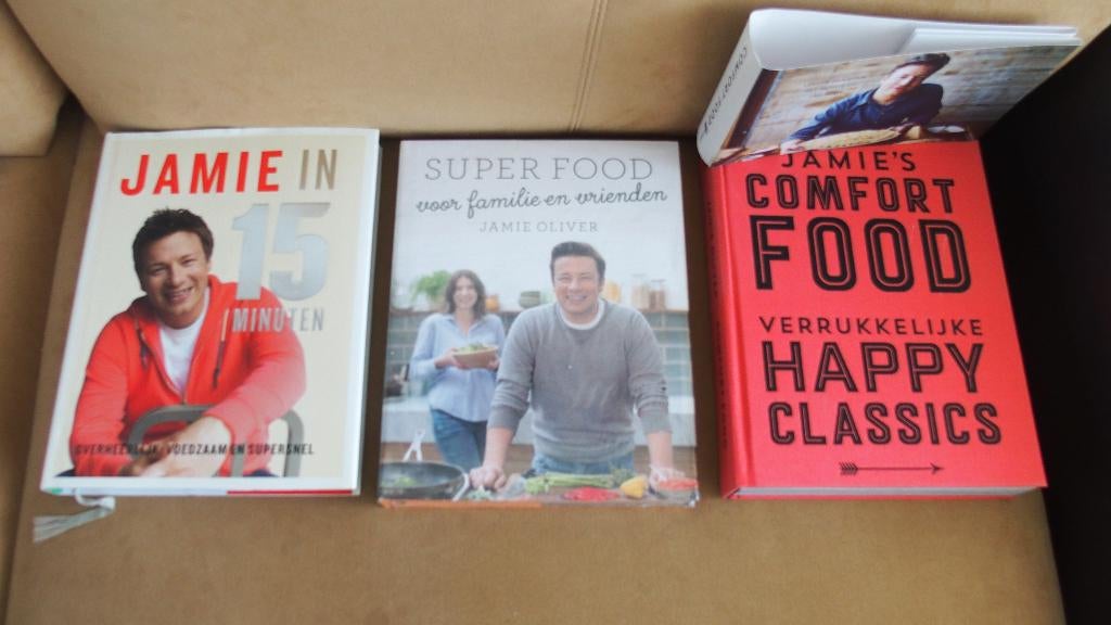 3x Jamie Oliver, Ophalen of Verzenden, Zo goed als nieuw, Jamie Oliver, Gezond koken