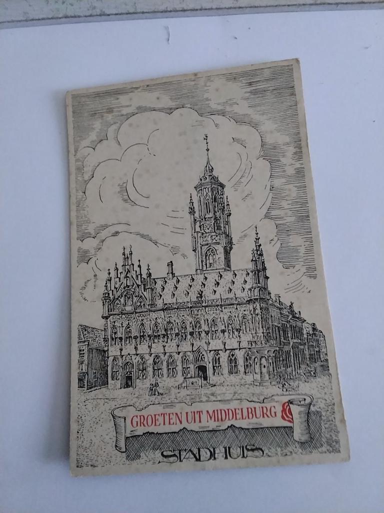 GROETEN UIT  MIDDELBURG.  STADHUIS, Ophalen of Verzenden, 1960 tot 1980, Zeeland