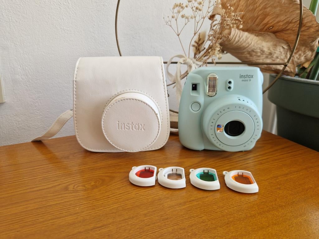 Instax mini 9 instant camera ice blue, Audio, Tv en Foto, Gebruikt, 1102WT, Katrina Graham, Ophalen of Verzenden