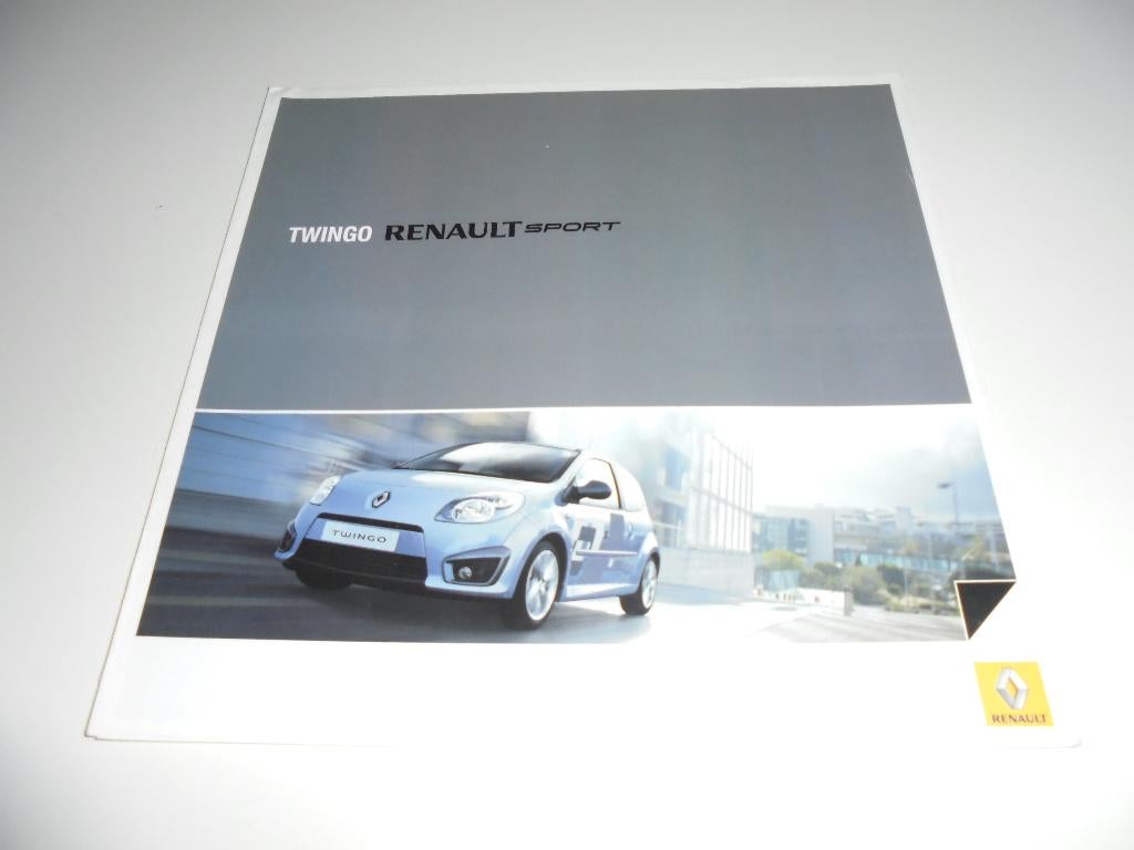 brochure Twingo Renault Sport  2009, Boeken, Ophalen of Verzenden, Zo goed als nieuw, Renault
