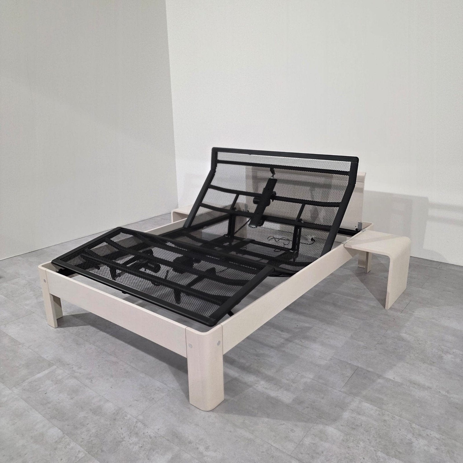 Auping Auronde Elektrisch Bed 140x210 3M, Verstelbaar, Eenpersoons, ., 210 cm