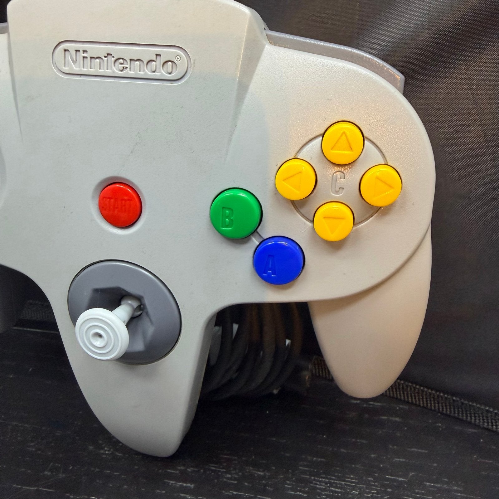Originele Nintendo 64 N64 Controller Grijs, S, Ophalen of Verzenden, Zo goed als nieuw, D