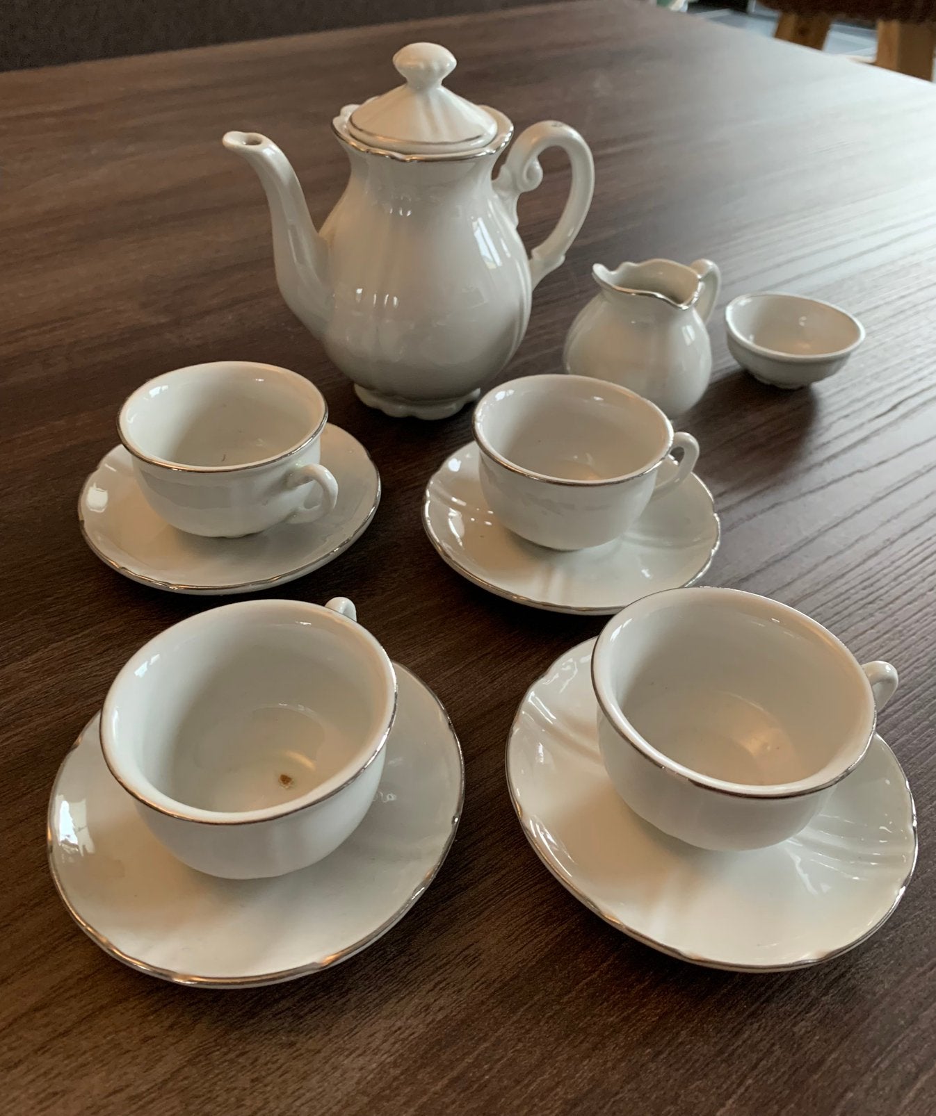 Douwe Egberts poppenservies porselein, Antiek en Kunst, Ophalen of Verzenden